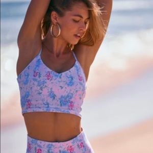 LoveShackFancy x Bandier cropped tank & legging